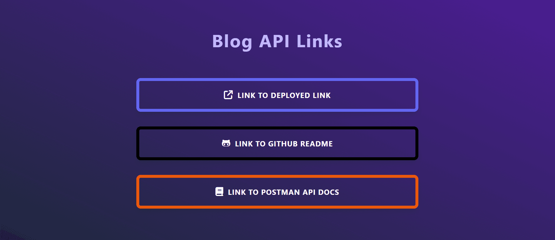 Blog API