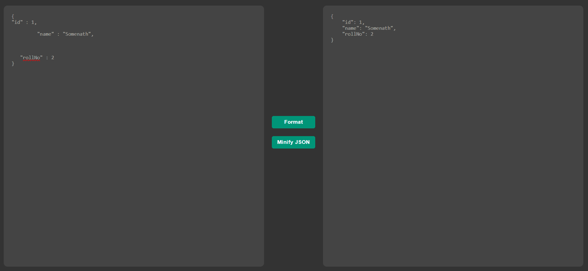 JSON Formatter